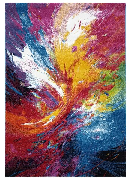 Medipa (Merinos), Kusový koberec Fantasy 814-61 lila/blue, 80x150, vícebarevná