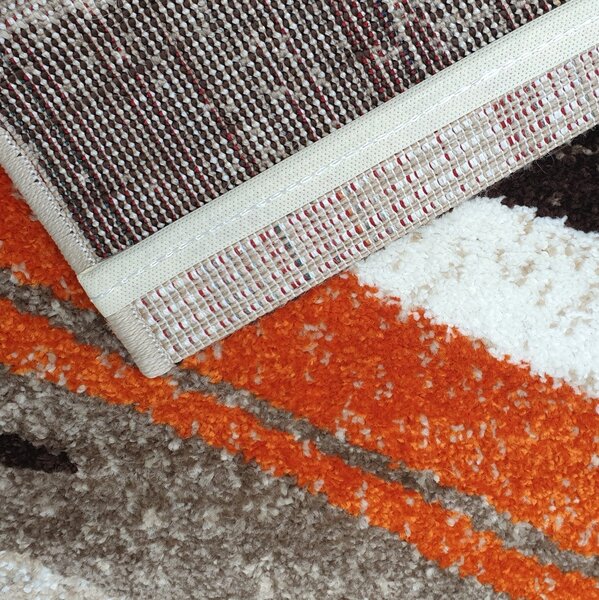 Spoltex, Kusový koberec Enigma New 307-78 orange, 80x150, oranžová, kancelář