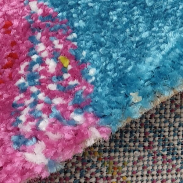 Medipa (Merinos), Kusový koberec Fantasy 814-61 lila/blue, 80x150, vícebarevná