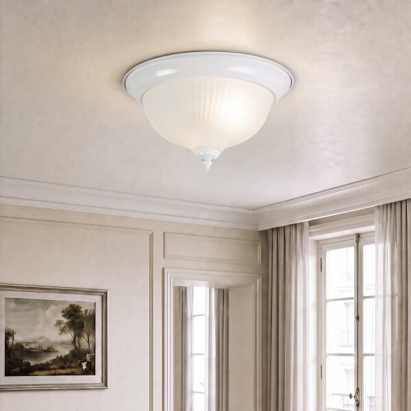 Brilagi - Stropní svítidlo FRESCO 2xE27/40W/230V pr. 28 cm bílá