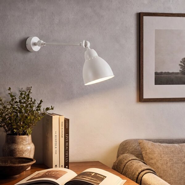 Brilagi - Nástěnná lampa QUILL 1xE27/40W/230V 40 cm bílá