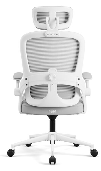 Ergonomická kancelářská židle světle šedá Diablo V-Light