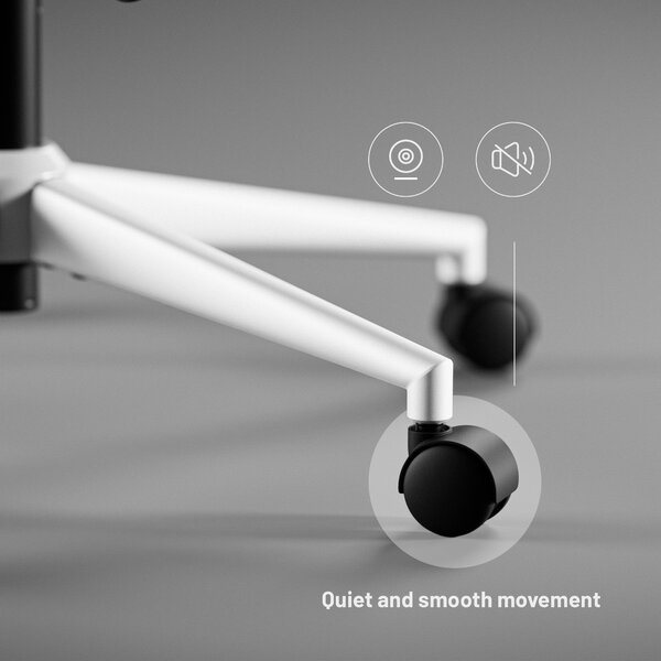 Ergonomická kancelářská židle světle šedá Diablo V-Light