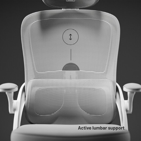 Ergonomická kancelářská židle světle šedá Diablo V-Light