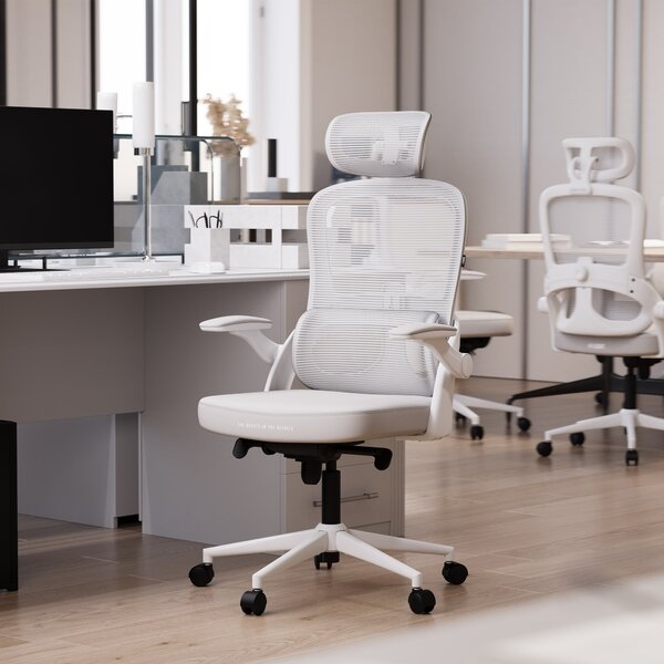 Ergonomická kancelářská židle světle šedá Diablo V-Light