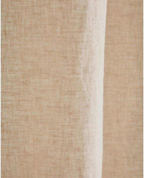 Béžový bavlněný závěs 140x270 cm Nolira – Kave Home