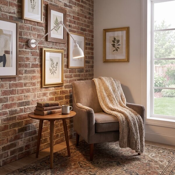 Brilagi - Nástěnná lampa QUILL 1xE27/40W/230V 83 cm bílá