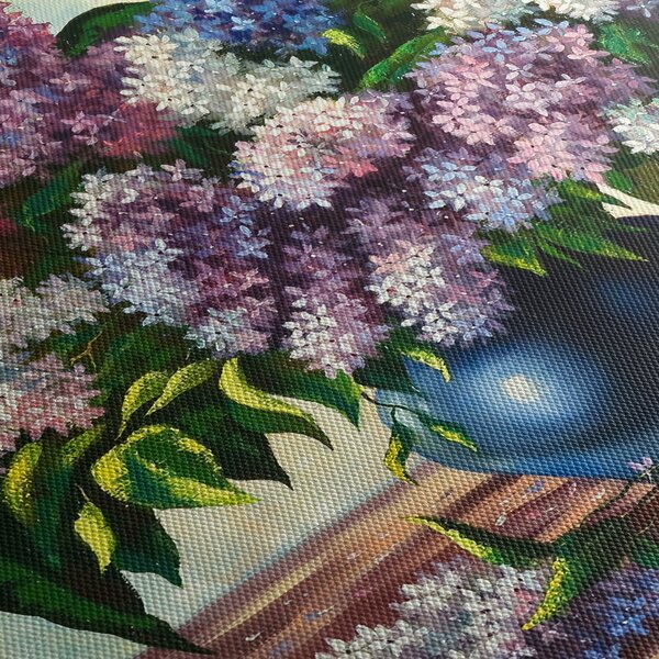 Obraz - Kytice šeříků (210x100 cm)