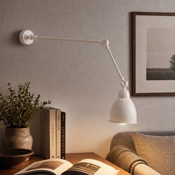 Brilagi - Nástěnná lampa QUILL 1xE27/40W/230V 83 cm bílá