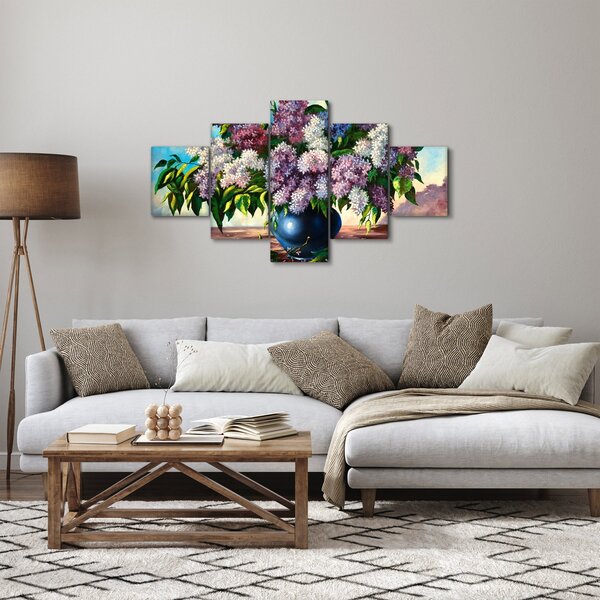 Obraz - Kytice šeříků (125x70 cm)