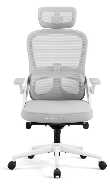 Ergonomická kancelářská židle světle šedá Diablo V-Light