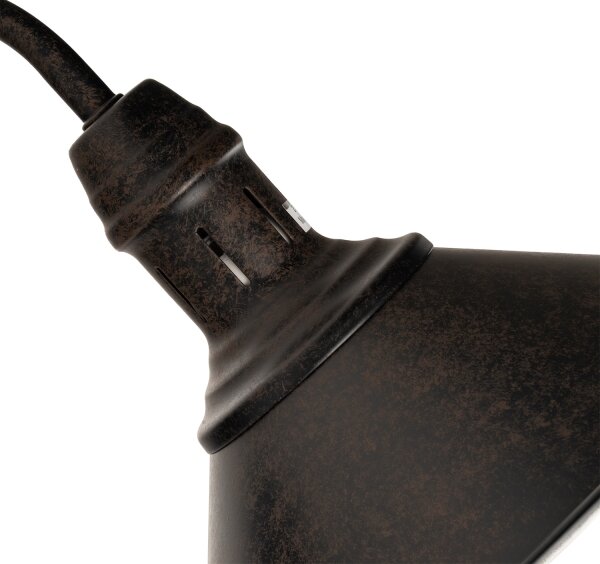 Brilagi - Nástěnná lampa FORGE 1xE27/60W/230V černá