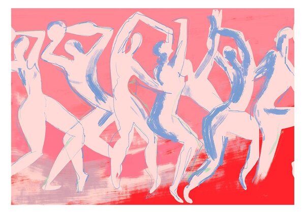 Plakát 40x30 cm Dancing – By Garmi – The Poster Club