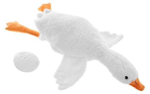 Ohřívací husa Pipa – měkký plyšový polštář (XL 90 cm) - 959 - 382 - 477 - 386