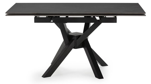 Rozkládací jídelní stůl s přídavnou deskou s deskou z kamene 90x150 cm Arlene – Marckeric