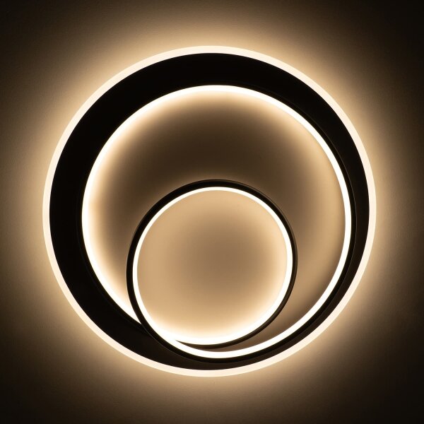 BRILAGI - LED Stm stropní svítidlo FLARE LED/70W/230V pr. 50 cm bílá/černá + DO