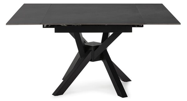 Rozkládací jídelní stůl s přídavnou deskou s deskou z kamene 90x150 cm Arlene – Marckeric
