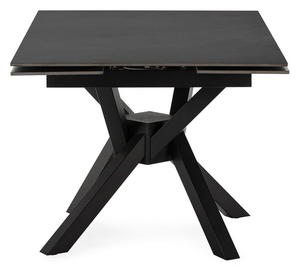 Rozkládací jídelní stůl s přídavnou deskou s deskou z kamene 90x150 cm Arlene – Marckeric