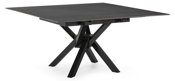 Rozkládací jídelní stůl s přídavnou deskou s deskou z kamene 90x150 cm Arlene – Marckeric