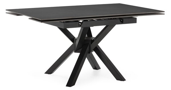 Rozkládací jídelní stůl s přídavnou deskou s deskou z kamene 90x150 cm Arlene – Marckeric