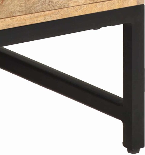 Konferenční stolek 67 x 67 x 45 cm masivní mangovníkové dřevo 320375