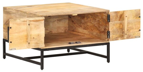 Konferenční stolek 67 x 67 x 45 cm masivní mangovníkové dřevo 320375