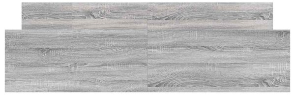 Rám postele s hlavovým a nožním čelem šedý sonoma 160 x 200 cm 3203766