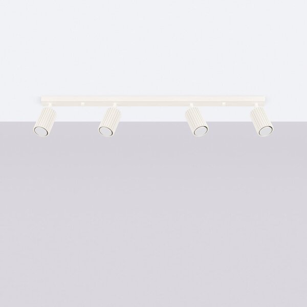 Krémové bodové svítidlo 6,5x81 cm Gleam – Sollux