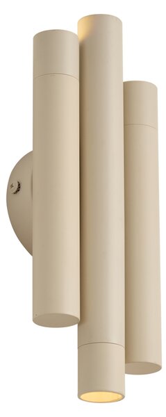 Retro nástěnné svítidlo béžové 3-světelné - Pipes