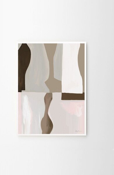 Plakát 50x70 cm Pastels en Forme – Anna Johansson – The Poster Club