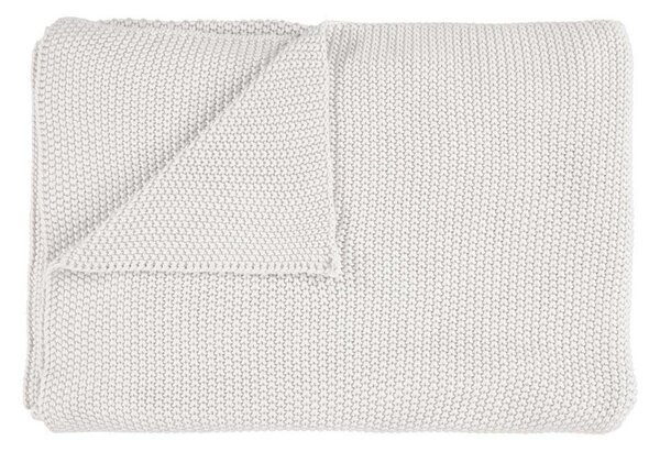 Designový pléd Nordic Knit by Marc O´Polo, 130x170 cm, Off white