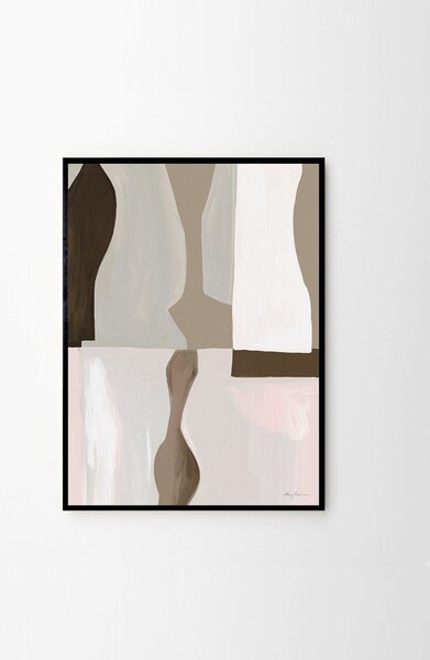 Plakát 50x70 cm Pastels en Forme – Anna Johansson – The Poster Club