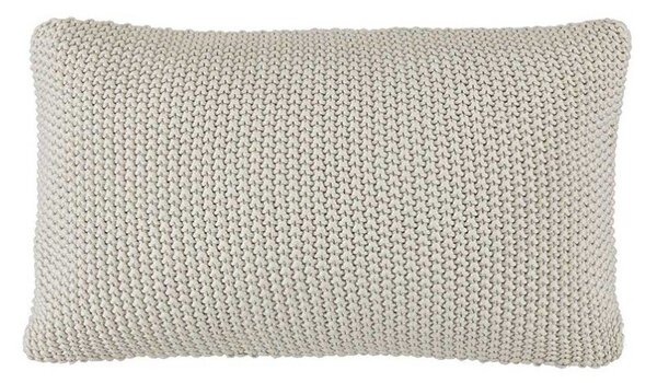 Designový dekorační polštářek Nordic Knit by Marc O´Polo, 30x60 cm, Oatmeal