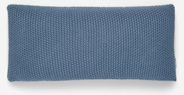 Designový dekorační polštářek Nordic Knit by Marc O´Polo, 30x60 cm, Smoke blue