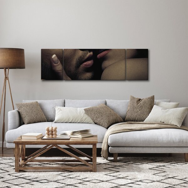 Obraz - Polibek (170x50 cm)
