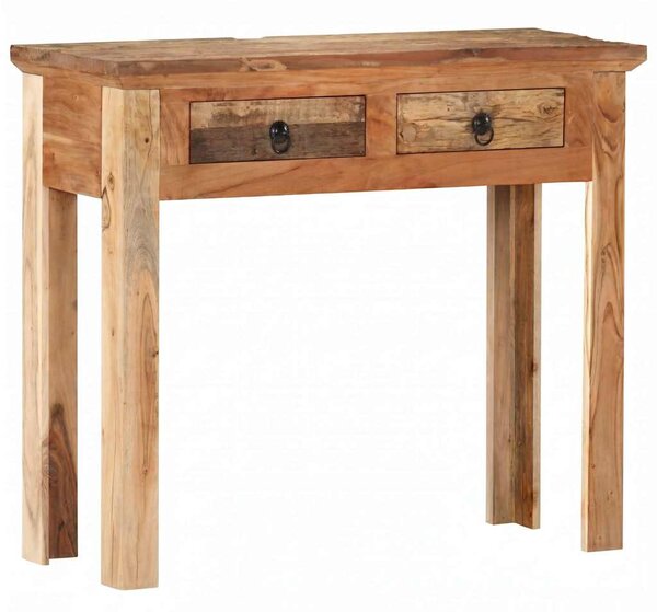 Konzolový stolek 90,5x30x75 cm masivní akácie recyklované dřevo 320381