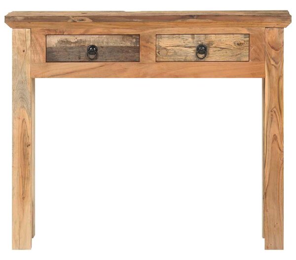 Konzolový stolek 90,5x30x75 cm masivní akácie recyklované dřevo 320381
