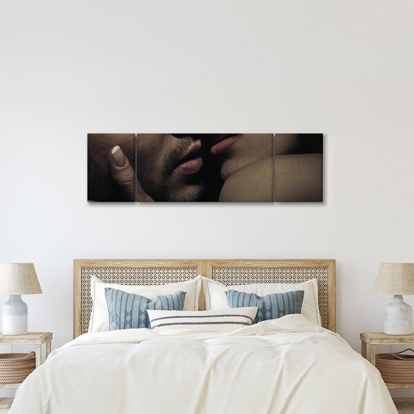 Obraz - Polibek (170x50 cm)
