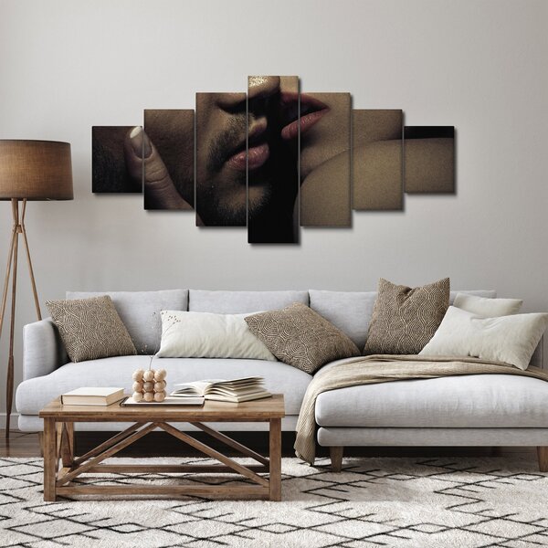 Obraz - Polibek (210x100 cm)