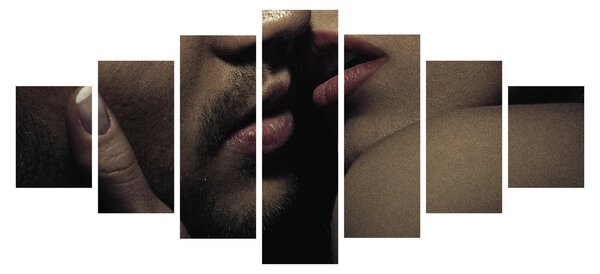 Obraz - Polibek (210x100 cm)