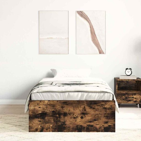Rám postele kouřový dub 90 x 190 cm 3203842