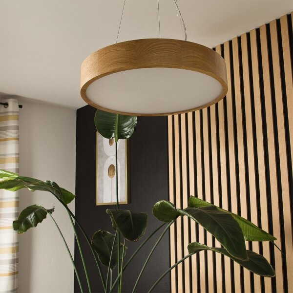 Brilagi - LED RGBW Stmív. lustr CARVALHO 3xE27/9W/230V Wi-Fi dub pr. 47,5 cm