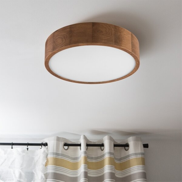 Brilagi - LED RGBW Stmív. strop. sv. CARVALHO 2xE27/9W/230V Wi-Fi dub pr. 37,5