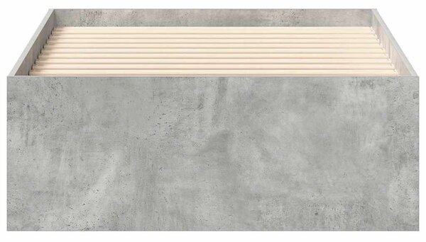 Rám postele betonově šedý 100 x 200 cm 3203834