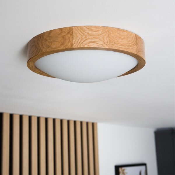 Brilagi-LED RGBW Stmív. strop. sv. CARVALHO SLIM 1xE27/9W/230V Wi-Fi dub pr. 27