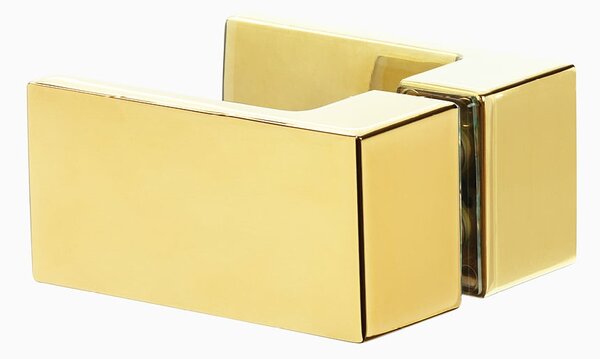 New Trendy Avexa Gold Shine sprchový kout 100x90 cm obdélníkový zlatá lesk/průhledné sklo EXK-1672