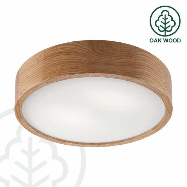 Brilagi - LED RGBW Stmív. strop. sv. CARVALHO 2xE27/9W/230V Wi-Fi dub pr. 37,5