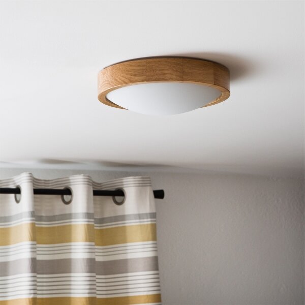 Brilagi-LED RGBW Stmív. strop. sv. CARVALHO SLIM 1xE27/9W/230V Wi-Fi dub pr. 27