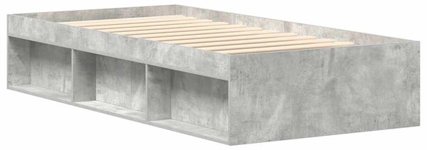 Rám postele betonově šedý 100 x 200 cm 3203834