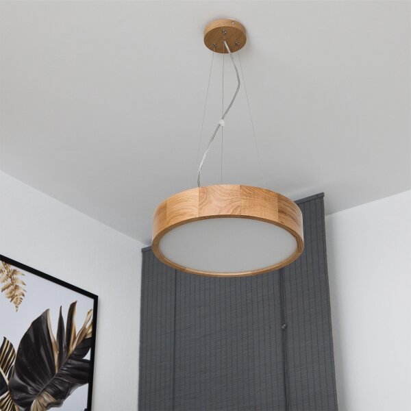 Brilagi - LED RGBW Stmív. lustr CARVALHO 2xE27/9W/230V Wi-Fi dub pr. 37 cm